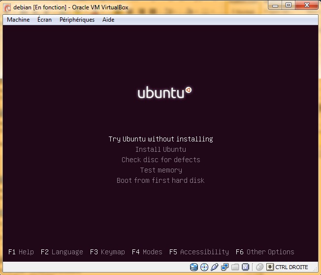 Installation ubuntu