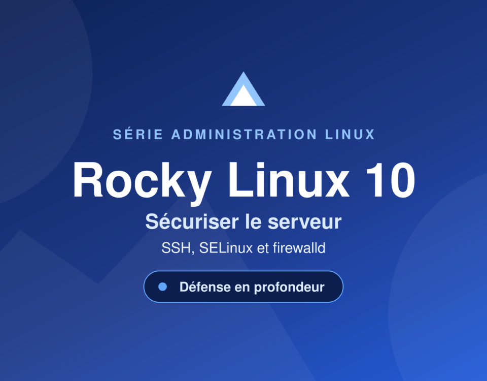 Sécuriser Rocky Linux 10 — SSH, SELinux et firewalld
