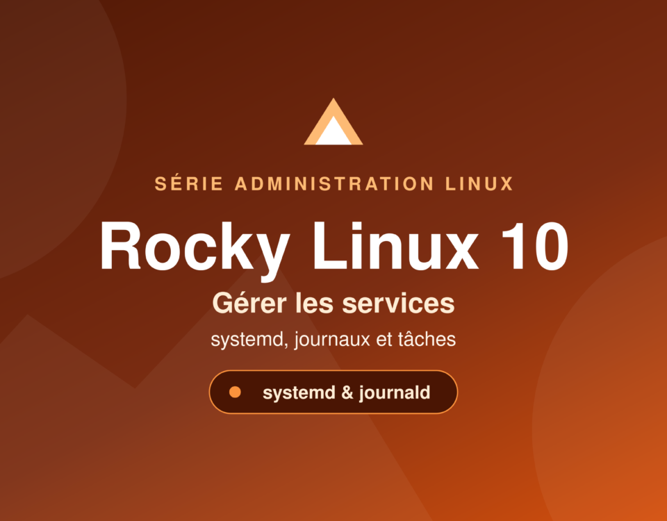 systemd sur Rocky Linux 10 — services et journaux