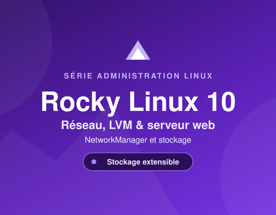 Serveur web sur Rocky Linux 10 — réseau et LVM