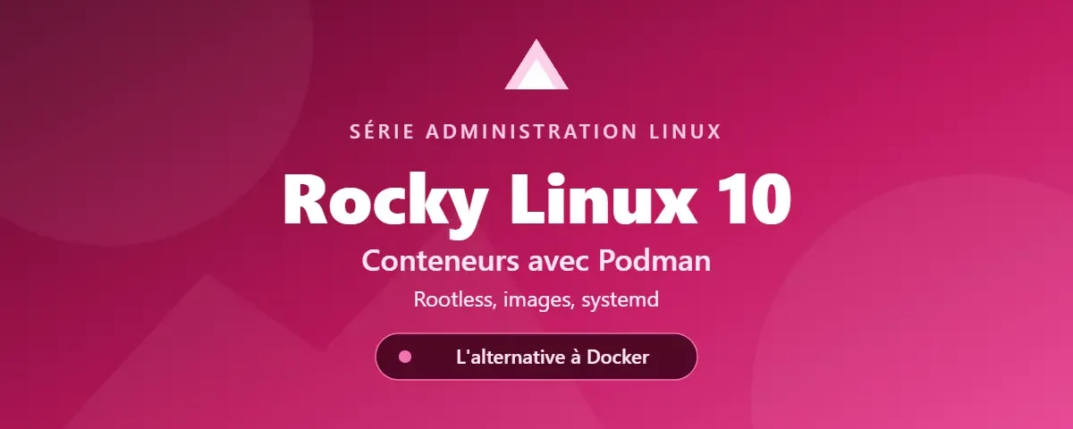Podman sur Rocky Linux 10 — conteneurs rootless