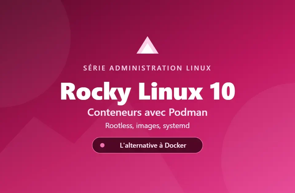 Podman sur Rocky Linux 10 — conteneurs rootless