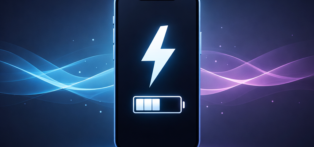 Résoudre les problèmes de charge — icône iPhone avec éclair et batterie